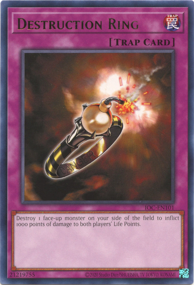 Destruction Ring (25th Anniversary) [IOC-EN101] Rare 