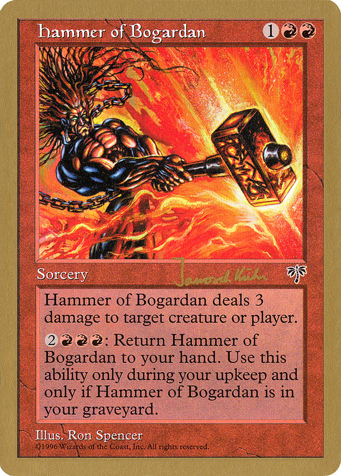 Hammer of Bogardan (Janosch Kuhn) [World Championship Decks 1997] 