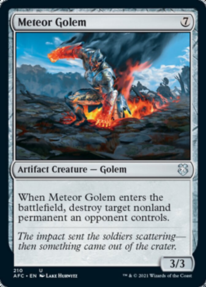 Meteor Golem [Dungeons & Dragons: Adventures in the Forgotten Realms Commander] 