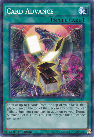 Card Advance [BP03-EN185] Shatterfoil Rare 