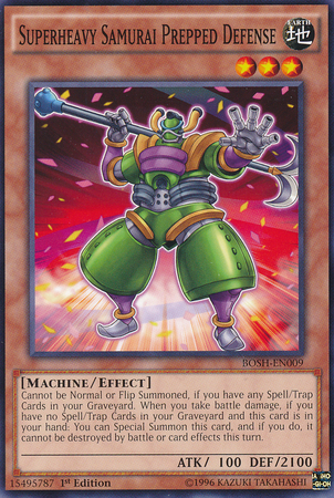 Superheavy Samurai Prepped Defense [BOSH-EN009] Common 