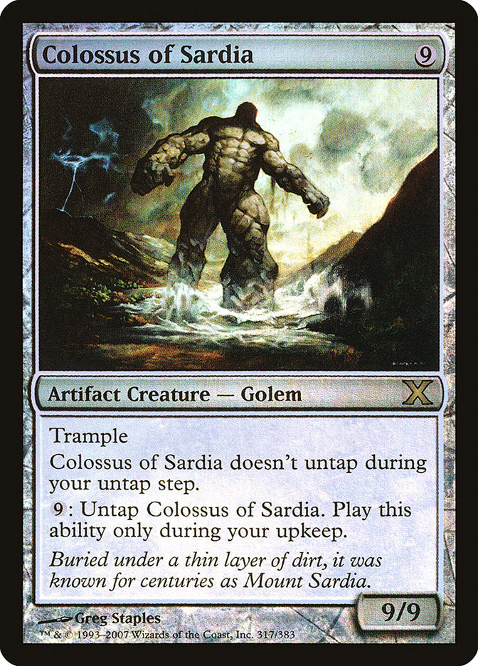 Colossus of Sardia (Premium Foil) [Tenth Edition] 