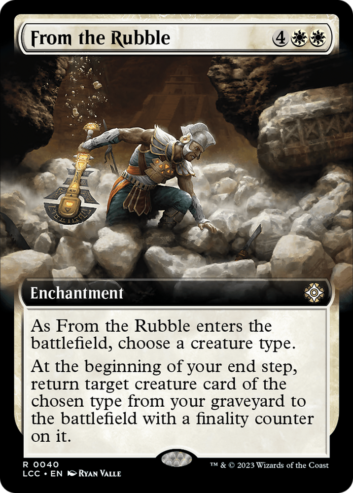 From the Rubble (Extended Art) [The Lost Caverns of Ixalan Commander] 