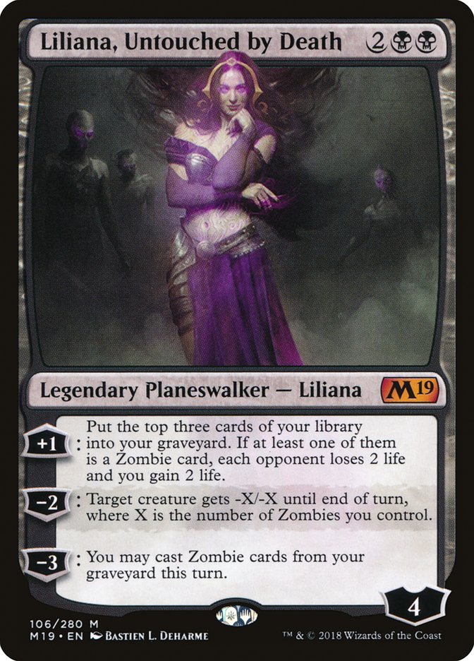 Liliana, Untouched by Death [Core Set 2019] 