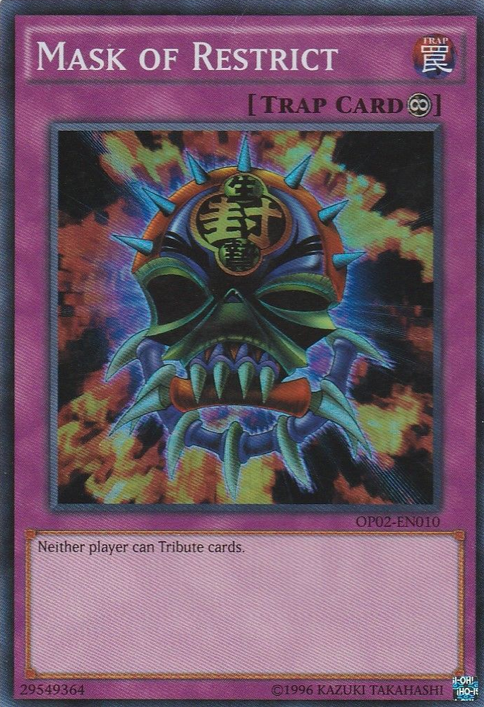 Mask of Restrict [OP02-EN010] Super Rare 