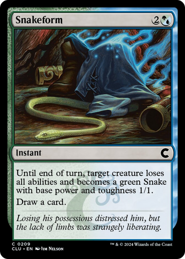 Snakeform [Ravnica: Clue Edition] 