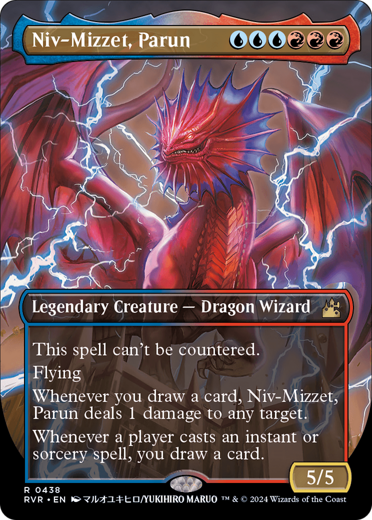 Niv-Mizzet, Parun (Anime Borderless) [Ravnica Remastered] 