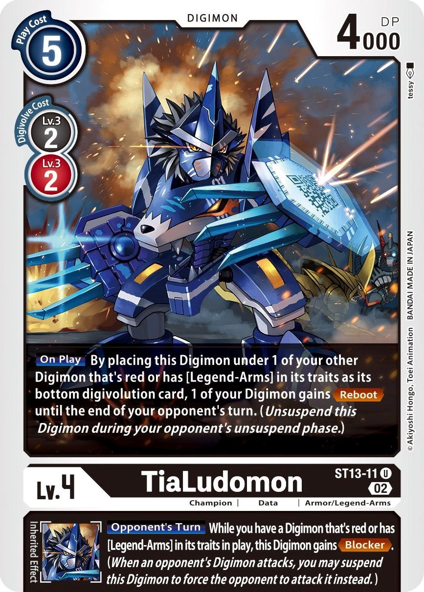 TiaLudomon [ST13-11] [Starter Deck: Ragnaloardmon] 