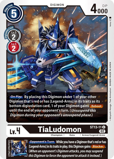 TiaLudomon [ST13-11] [Starter Deck: Ragnaloardmon] 