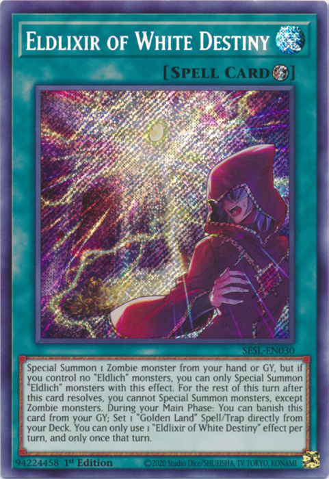 Eldlixir of White Destiny [SESL-EN030] Secret Rare 