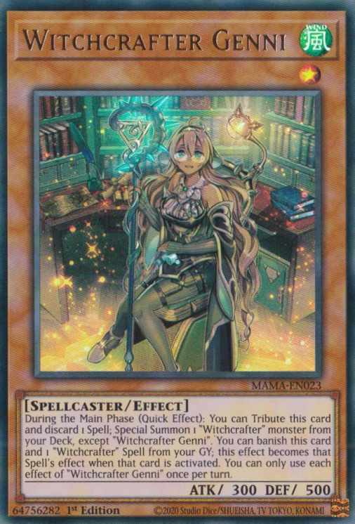 Witchcrafter Genni [MAMA-EN023] Ultra Rare 