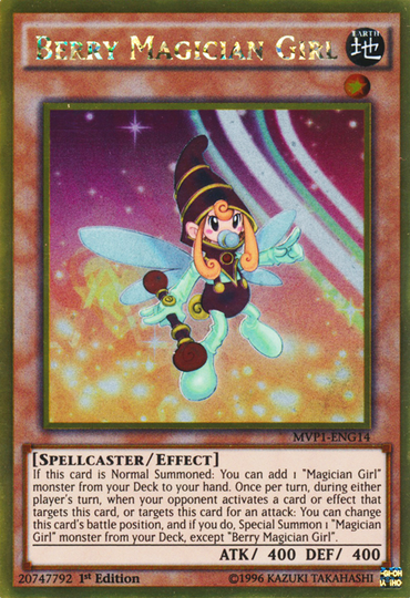 Berry Magician Girl [MVP1-ENG14] Gold Rare 