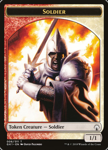 Soldier // Goblin Double-Sided Token [Guilds of Ravnica Guild Kit Tokens] 