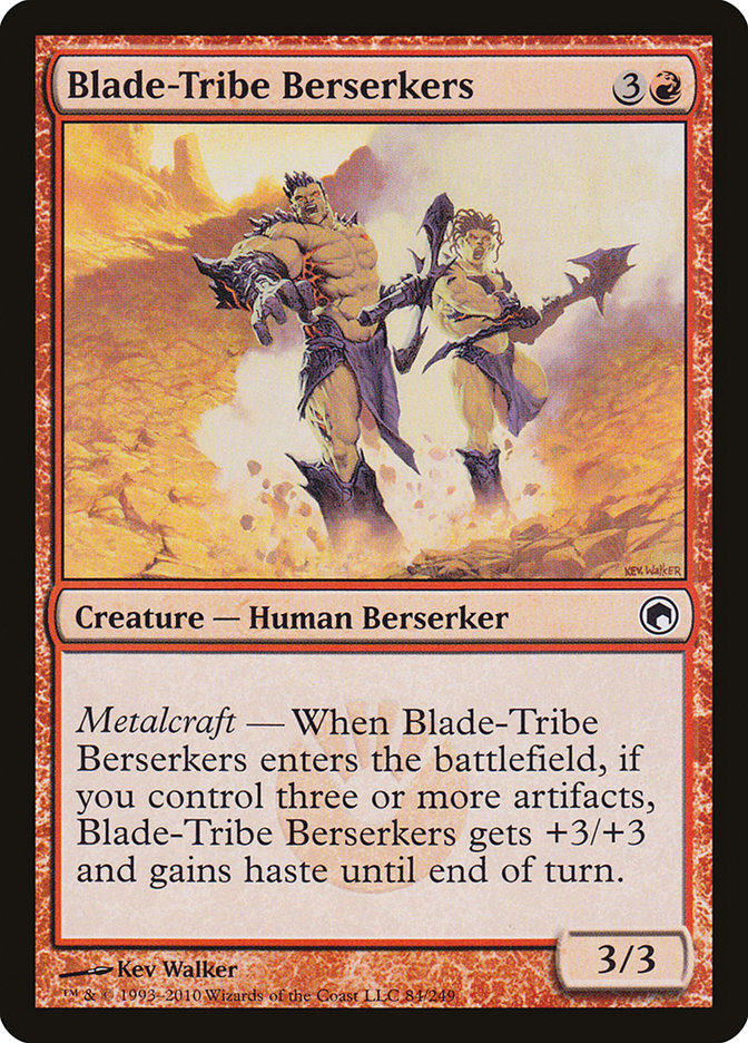 Blade-Tribe Berserkers [Scars of Mirrodin] 