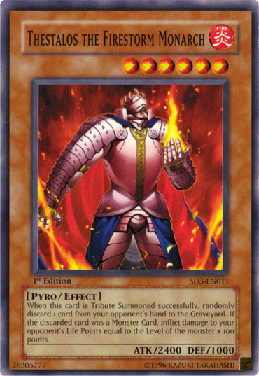 Thestalos the Firestorm Monarch [SD3-EN011] Common 