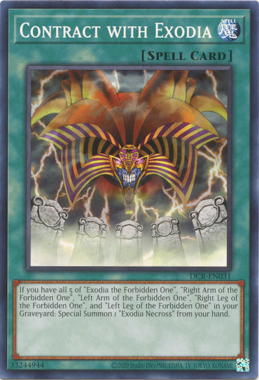Contract with Exodia (25th Anniversary) [DCR-EN031] Common 