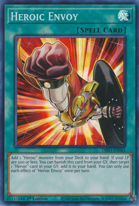 Heroic Envoy [DIFO-EN061] Super Rare 