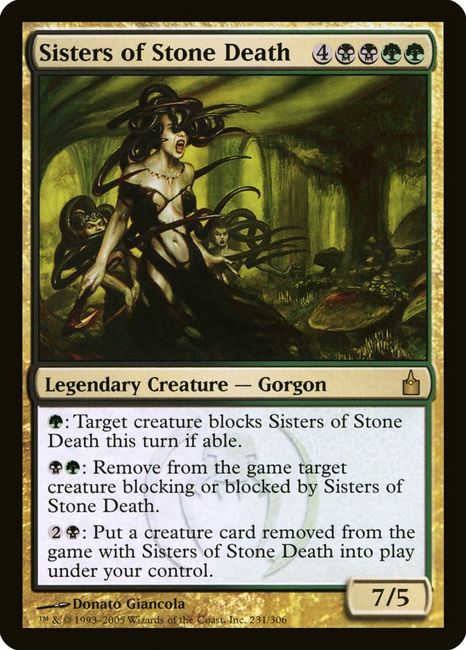 Sisters of Stone Death [Ravnica: City of Guilds] 