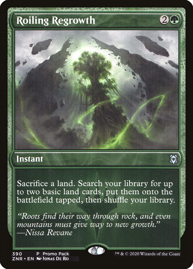 Roiling Regrowth (Promo Pack) [Zendikar Rising Promos] 