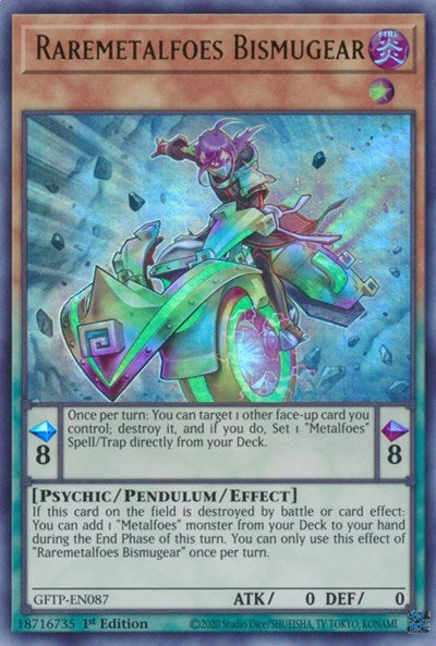 Raremetalfoes Bismugear [GFTP-EN087] Ultra Rare 