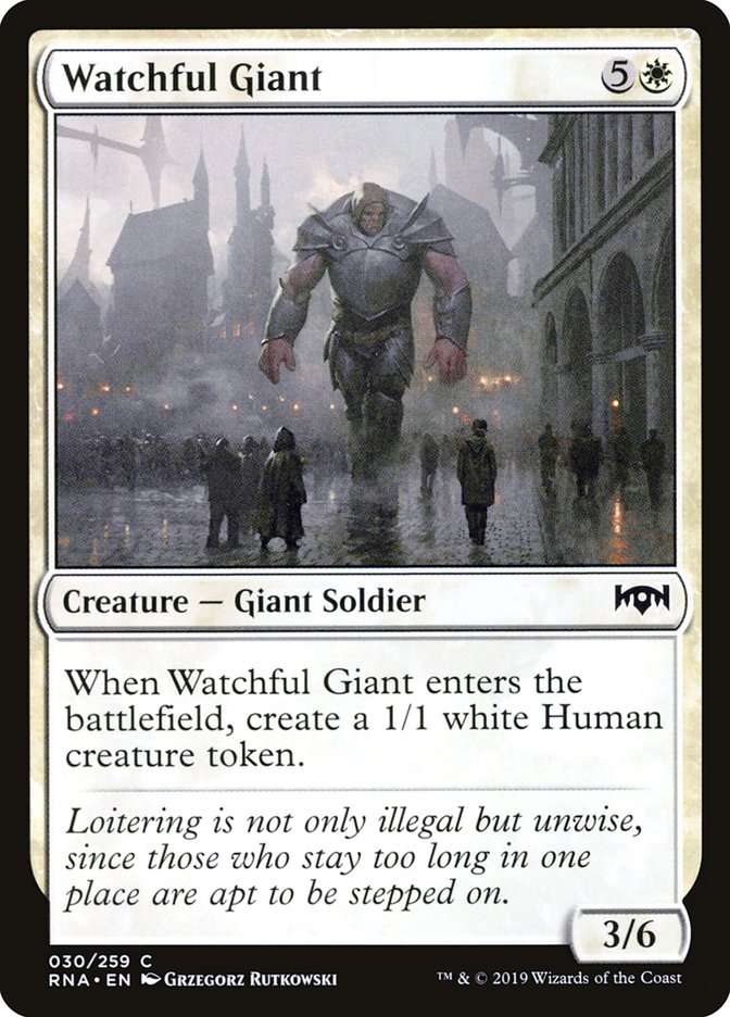 Watchful Giant [Ravnica Allegiance] 