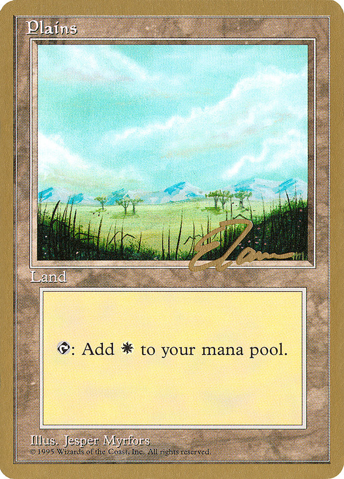 Plains (et365) (Eric Tam) [Pro Tour Collector Set] 