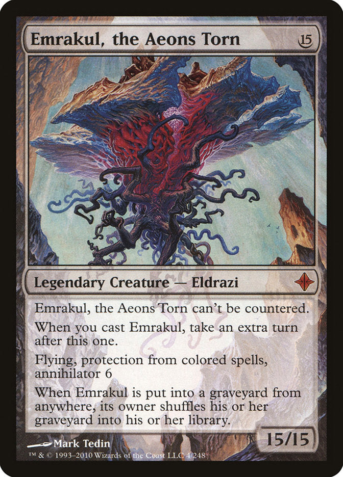 Emrakul, the Aeons Torn [Rise of the Eldrazi] 