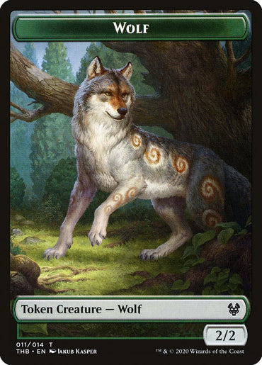 Wolf Token [Theros Beyond Death Tokens] 