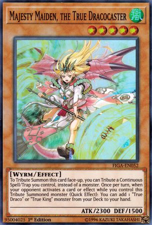 Majesty Maiden, the True Dracocaster [FIGA-EN052] Super Rare 