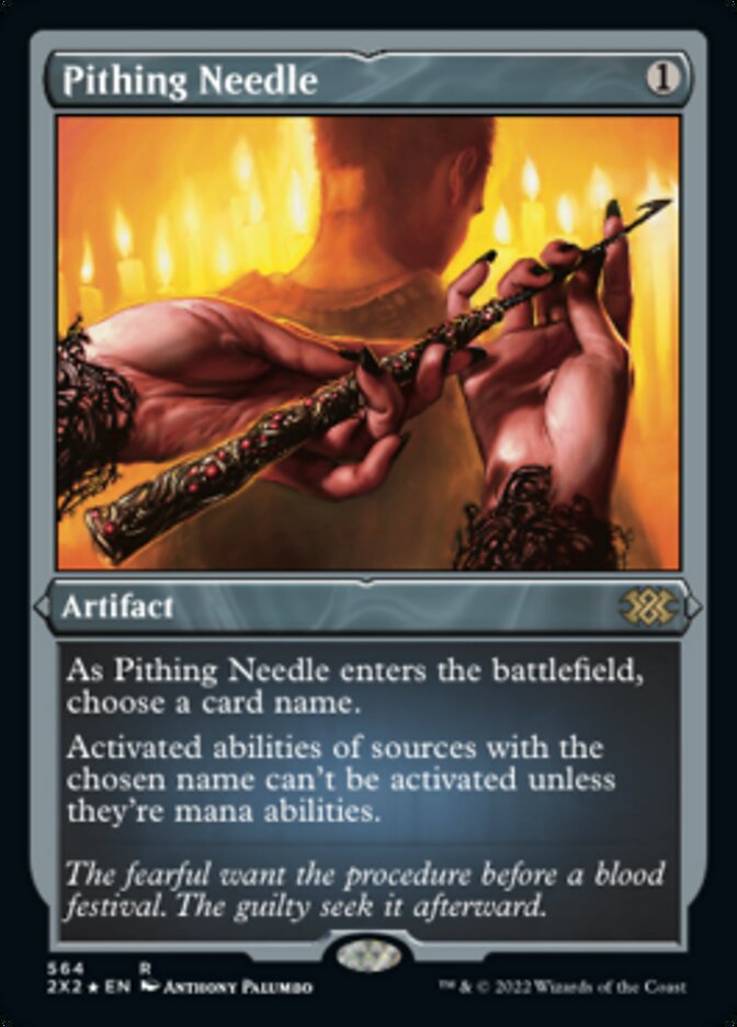 Pithing Needle (Foil Etched) [Double Masters 2022] 