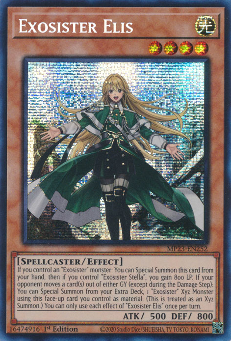 Exosister Elis [MP23-EN252] Prismatic Secret Rare 