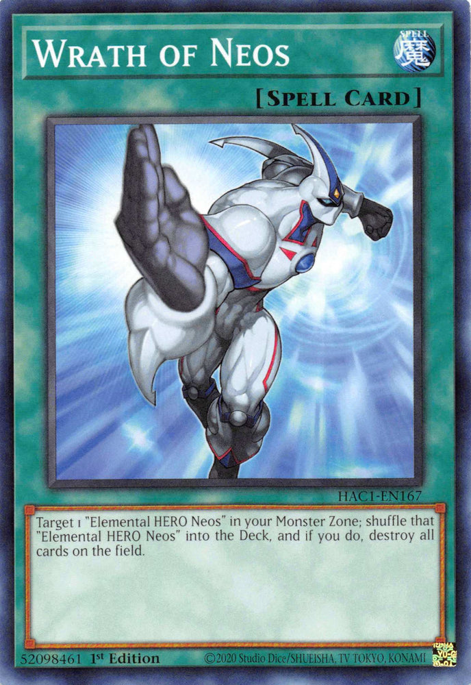Wrath of Neos [HAC1-EN167] Common 