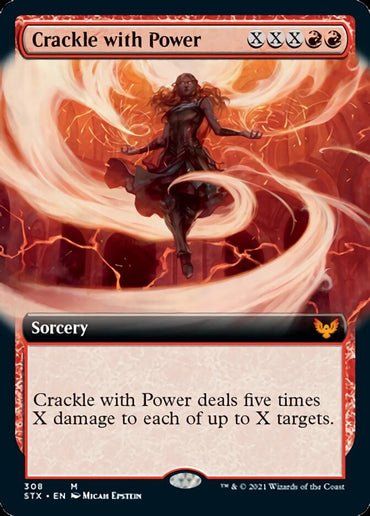 Crackle with Power (Extended Art) [Strixhaven: School of Mages] 