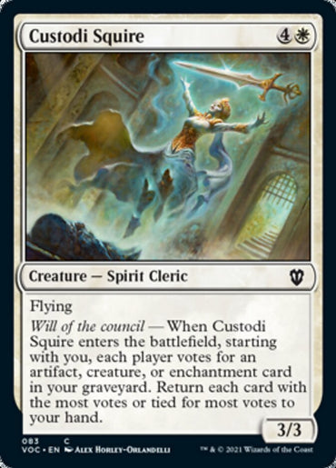 Custodi Squire [Innistrad: Crimson Vow Commander] 