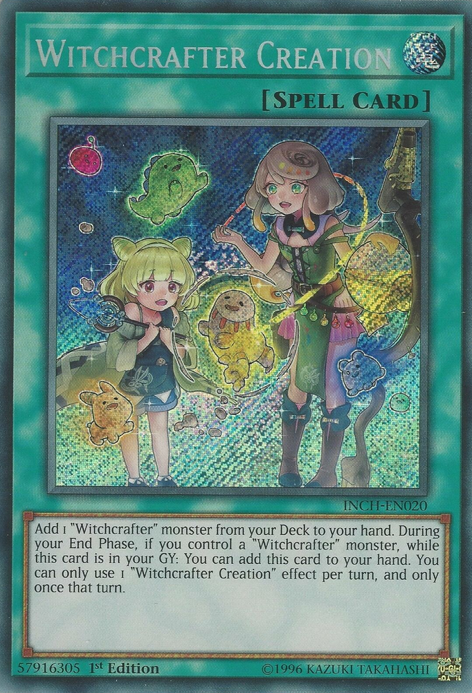 Witchcrafter Creation [INCH-EN020] Secret Rare 