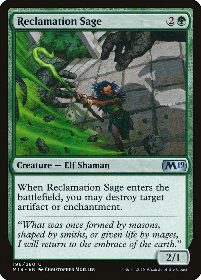 Reclamation Sage [Core Set 2019] 