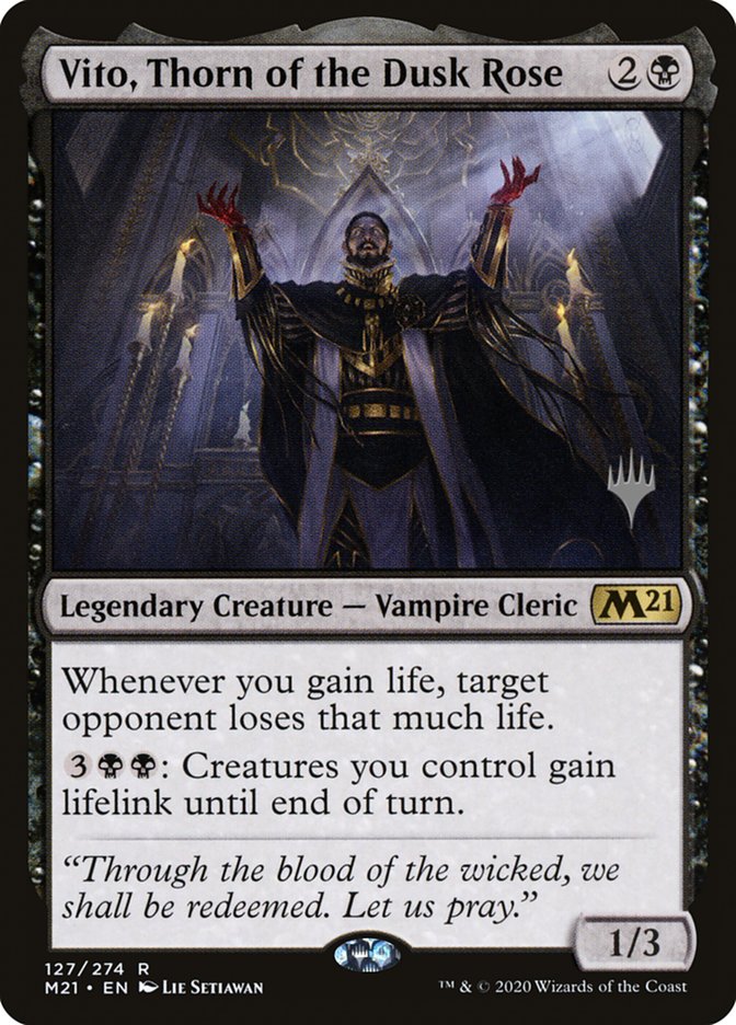 Vito, Thorn of the Dusk Rose (Promo Pack) [Core Set 2021 Promos] 