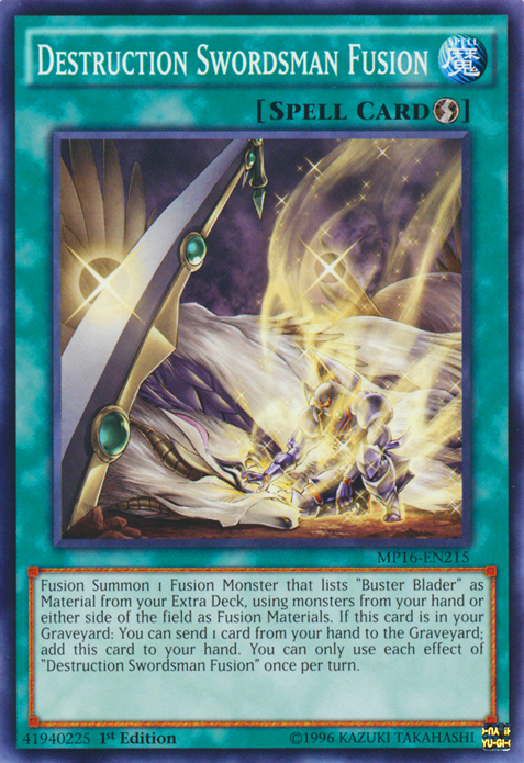 Destruction Swordsman Fusion [MP16-EN215] Common 