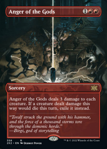 Anger of the Gods (Borderless Alternate Art) [Double Masters 2022] 