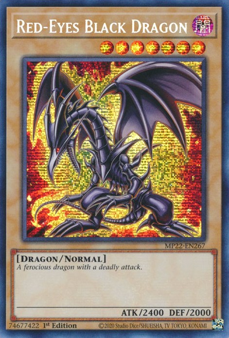 Red-Eyes Black Dragon [MP22-EN267] Prismatic Secret Rare 