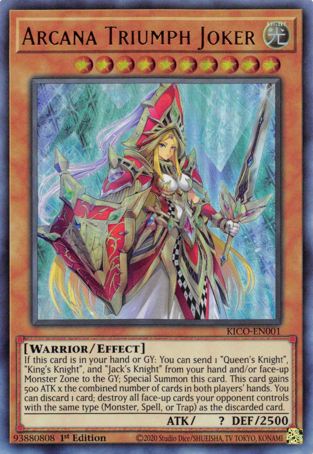 Arcana Triumph Joker (Ultra Rare) [KICO-EN001] Ultra Rare 