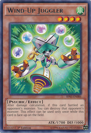 Wind-Up Juggler [BP03-EN086] Rare 
