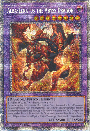 Alba-Lenatus the Abyss Dragon [DIFO-EN035] Starlight Rare 