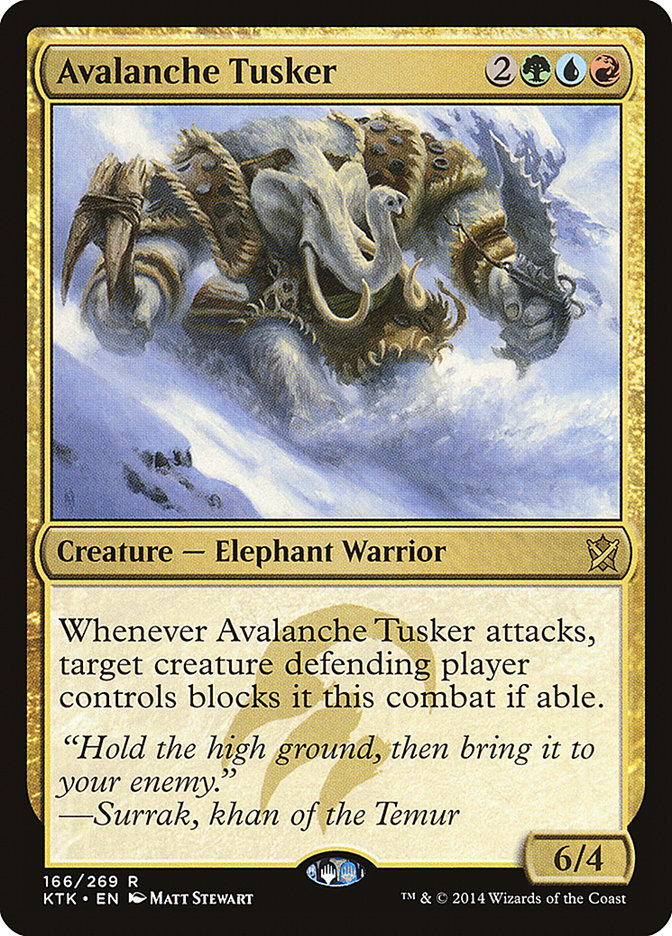 Avalanche Tusker [Khans of Tarkir] 