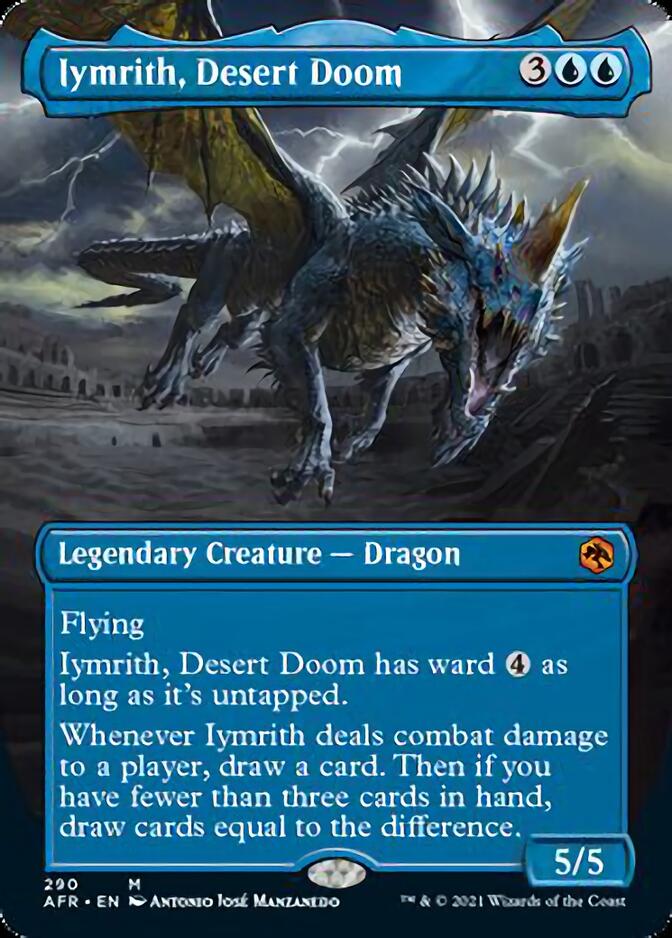 Iymrith, Desert Doom (Borderless Alternate Art) [Dungeons & Dragons: Adventures in the Forgotten Realms] 