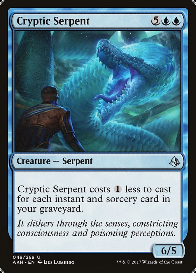 Cryptic Serpent [Amonkhet] 