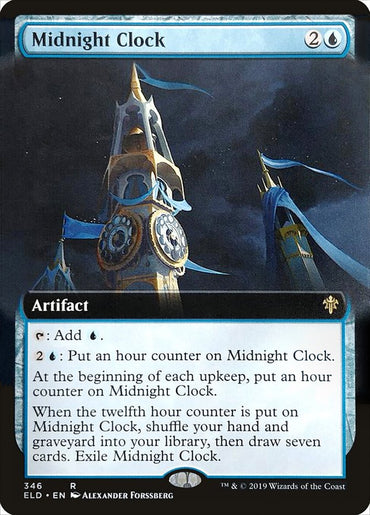 Midnight Clock (Extended Art) [Throne of Eldraine] 