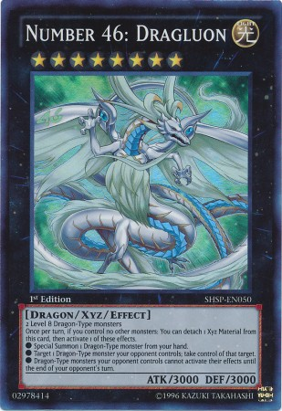 Number 46: Dragluon [SHSP-EN050] Super Rare 
