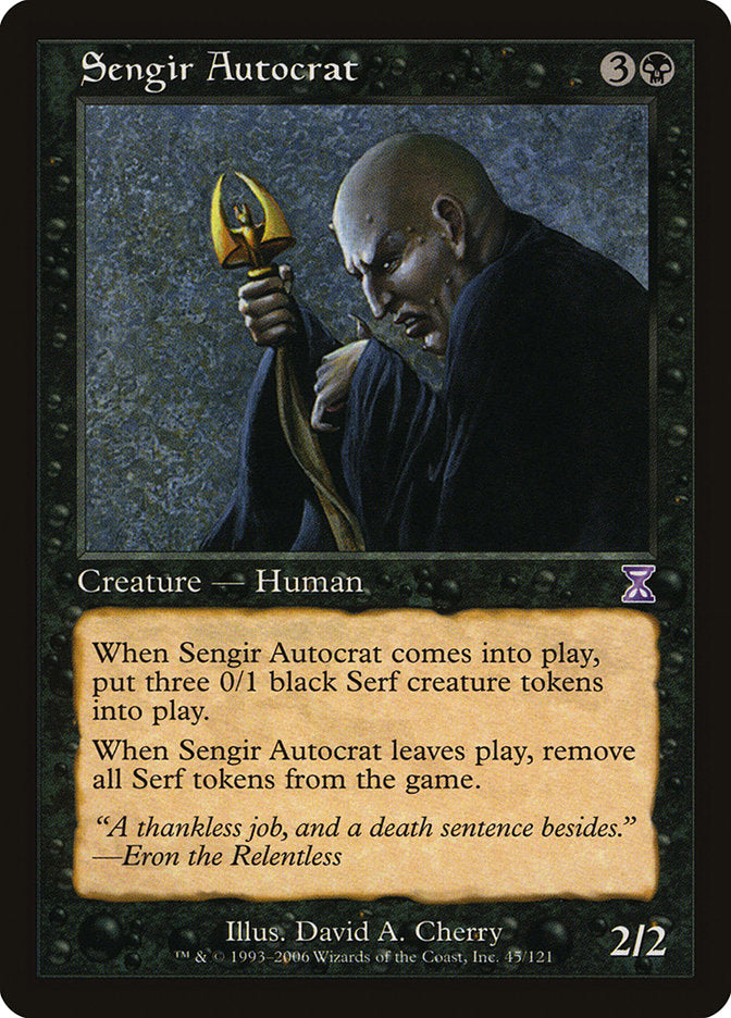 Sengir Autocrat [Time Spiral Timeshifted] 