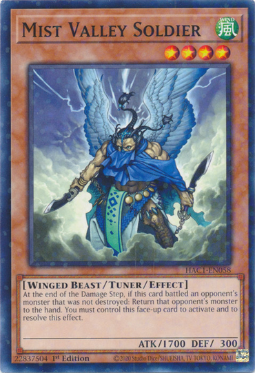 Mist Valley Soldier (Duel Terminal) [HAC1-EN058] Common 